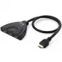 Equip 3x1 HDMI slēdzis, Full HD, 1920 x 1080 pikseļi, Melns