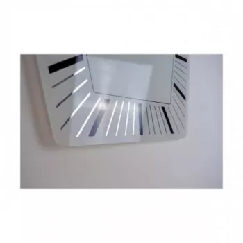 NeXtime klok 8128wi Hexagon sienas pulkstenis, 43x43 cm, balts