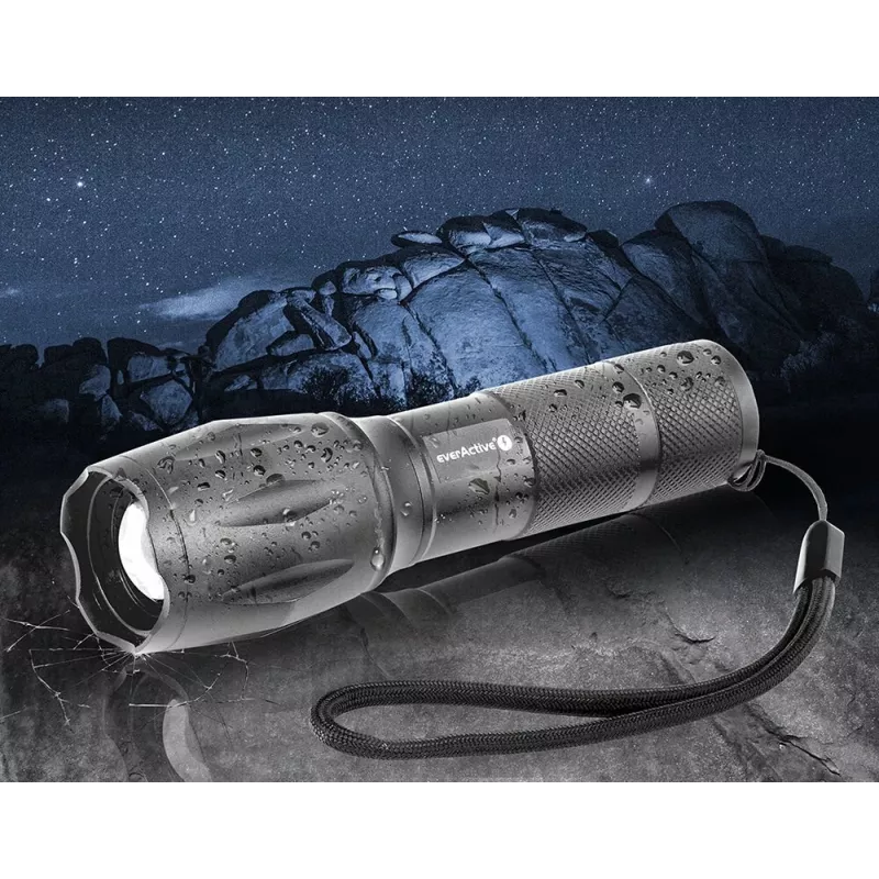 everActive FL600 LED kabatas lukturis, 600 lm, CREE XM-L2, 18650 / 3x AAA