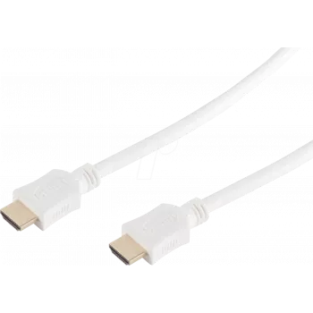 HDMI kabelis ShiverPeaks BS77470-W 1 m — 3D, līdz 17.819 Gbit/s