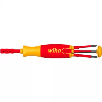 Screwdriveru komplekts wiha 41157 LiftUp electric, izolēts sarkans/dzeltens, 7 gab.