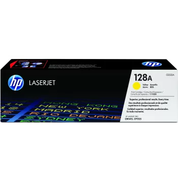 HP 128A dzeltena oriģinālā LaserJet tonera kasetne, 1300 lapas, dzeltena, 1 gab.