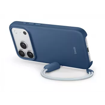 Apple Beats aizsargmaciņš iPhone 17 Pro ar kājiņu — MagSafe, Camera Control, 6.3 collu ekrānam, Bedrock Blue (rozā)