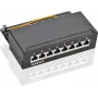Goobay 62065 - RJ-45 - Cat6a - S/FTP (S-STP) - 22/26 - Melns - Statīva uzstādīšanai (62065)