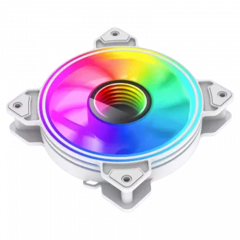Gamemax Dual Ring Infinity korpusa ventilators balts