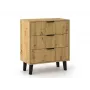 SCANDI 3S plāns ozols ARTISAN kumode