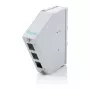 DIN sliedes optisko šķiedru sadalītājs DIGITUS DN-96893 — leņķveida, 6 SC DX / LC Quad, alumīnijs, pelēks