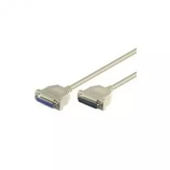 Wentronic Goobay savienojuma kabelis D-SUB, pelēks, 1.8 m - D-SUB/IEEE 1284 spraudnis (25-pin) > D-SUB/IEEE 1284 ligzda (25-pin) (50541)