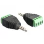 Dzimuma pārveidotājs DeLOCK 65453 3.5mm 4 kontaktu melns zaļš
