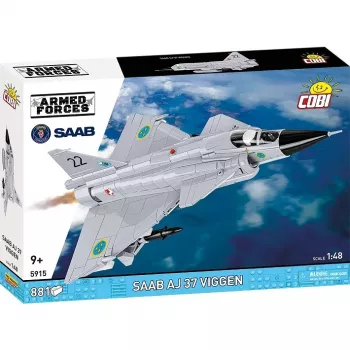 Cobi Blocks Saab AJ 37 Viggen 881 elementu konstruktors