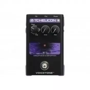 Vokālais efekta pedālis TC-Helicon VoiceTone X1 — megafona un distortijas vokālie efekti