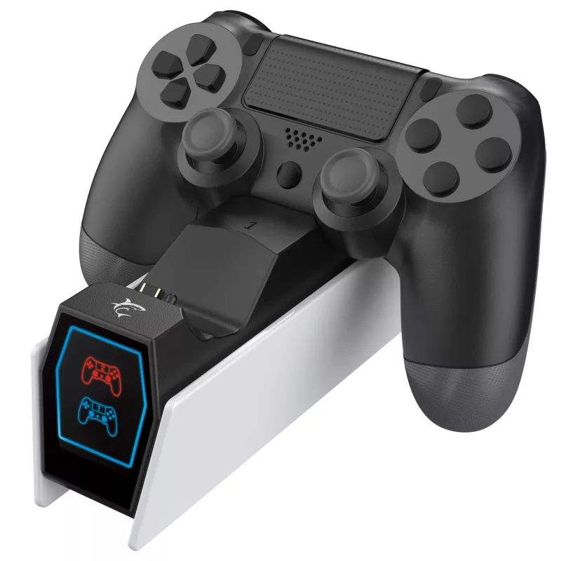 White Shark PS4-0417 Divkāršā uzlādes stacija PS4 kontrolieriem