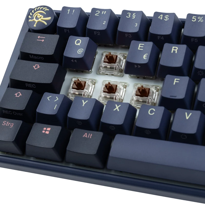 Ducky One 3 SF tastatūra Gaming USB QWERTZ Vācu Zils