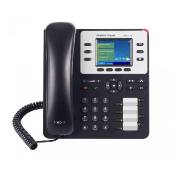 Grandstream Networks GXP-2130 IP telefons Melns 3 līnijas TFT