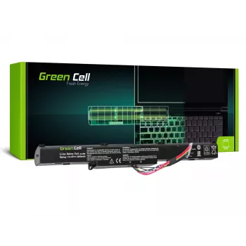 Green Cell AS77 portatīvā datora akumulators ASUS A41-X550E (X550, F550, K550, R510), Li-Ion 14,4 V 2200 mAh, 4 šūnas, melns