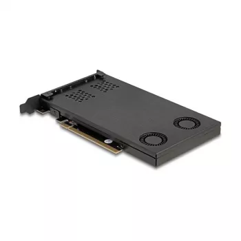 Delock PCI Express x16 kartes rāmis 2 x M.2 NVMe SSD bifurācijai 47042