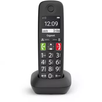 Gigaset Hearing Aid.DECT E290HX melns papildu