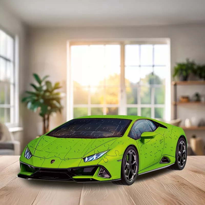 Puzzle 3D 158 gab. Lamborghini Huracan EVO zaļš