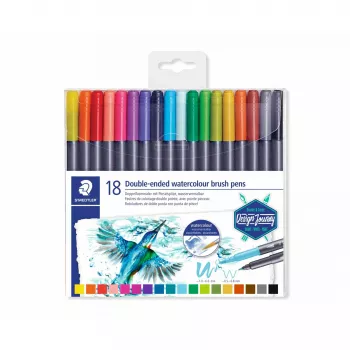 Filtspalvīšu komplekts Staedtler 3001 Fine/Extra Bold Daudzkrāsains 18 gab.