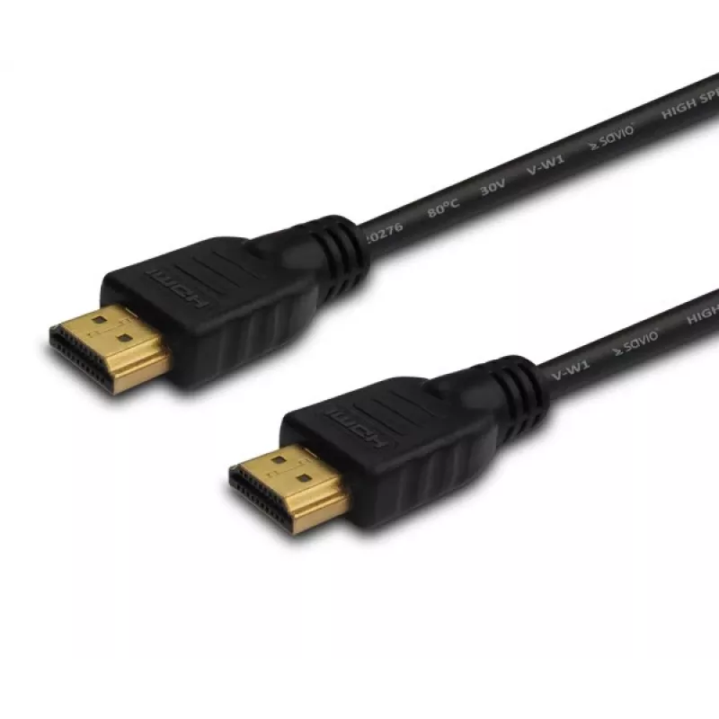 Savio CL-38 HDMI kabelis 15 m HDMI Type A (Standarta) Melns