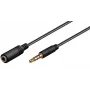Microconnect IPOD002B audio pagarinājuma kabelis 0.5 m 3,5 mm Melns