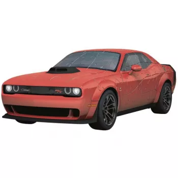 3D puzle Ravensburger Dodge Challenger R/T Scat Pack Widebody – Iconics sērija, modeļa replika