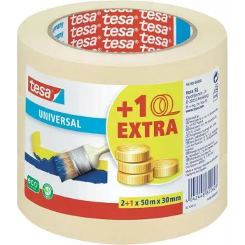 Maskēšanas lente TESA Economy 55338, 30mm x 50m, vispārējai lietošanai