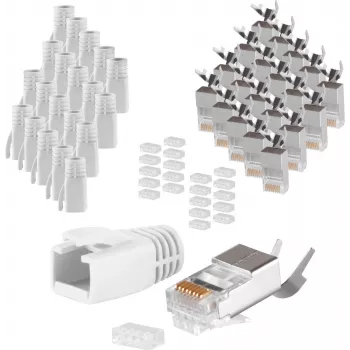 RJ-45 vadu savienotājs ShiverPeaks 72067-20GR Pelēks (20 gab.)