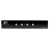 Eaton Tripp Lite 4 portu DisplayPort KVM slēdzis ar audio kabeļiem un USB 3.0 SuperSpeed centrmezglu (B004-DPUA4-K)