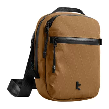 Ceļojumu soma Tomtoc Aviator-T37 ar plecu siksnu, X-Pac audums, brūna