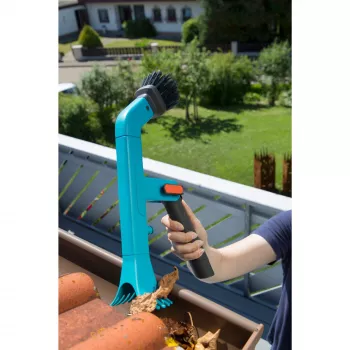 combisystem Noteku Tīrītājs 3651-20, Broom tirkīza/melna, bez Kāta