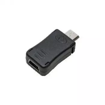Logilink USB Adapter - 5-pin Micro-USB Type B (Tēviņš) - Mini-USB, Type A (Mātīte) (USB/USB 2.0) - Melns (AU0010)