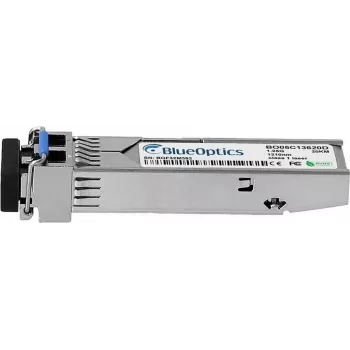 Saderīgs Cisco GLC-LH-SM-20 BlueOptics© BO05C13620D SFP modulis, LC-Duplex, 1000BASE-LX, vienmoda šķiedra, 1310nm, 20km, DDM, 0°C/+70°C (GLC-LH-SM-20-BO)