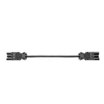 Bachmann strāvas kabelis - Wieland GST18/3 (M) - Wieland GST18/3 (W) - 2,0 m - Melns (375038)