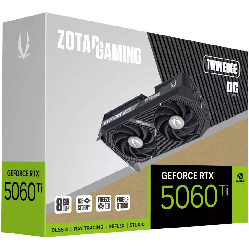 Videokarte ZOTAC GAMING GeForce RTX 5060 Ti 8GB Twin Edge OC