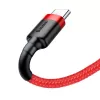 USB 2.0 A uz USB-C kabelis Baseus CATKLF-B09 1m QC3.0 neilona pīts sarkans, ātra uzlāde un datu sinhronizācija