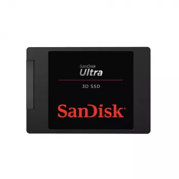 SanDisk Ultra 3D SSD 500GB iekšējais 2.5 collu SATA 6Gb/s (SDSSDH3-500G-G26)