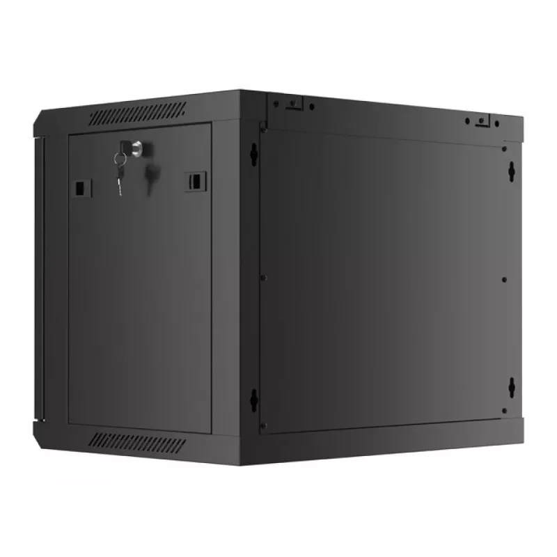 Sienas stiprinājuma statīvs LANBERG WF01-6409-23B 9U, 60 kg, IP20, 600×450×512 mm, melns