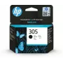 HP 305 Black Original Ink Cartridge, Melna, 1 gab., 120 lapas