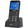 Senioru mobilais telefons Panasonic KX-TU155 melns
