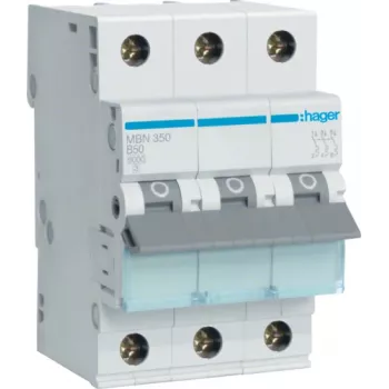 Hager MBN350 3P 50A automātiskais slēdzis