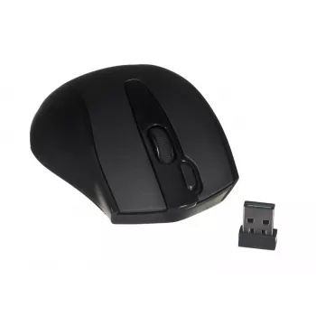 Bezvadu RF pele A4Tech G9-500F, labajai rokai, 1000 DPI, 2.4 GHz nano uztvērējs, 15 m darbības rādiuss, AA baterija