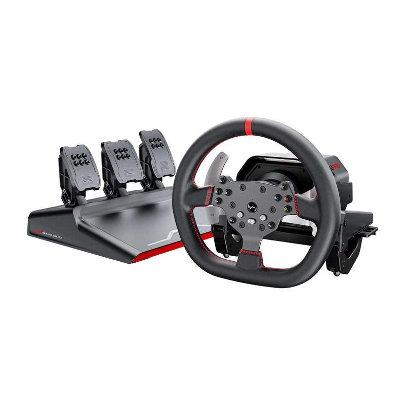 Stūres un pedāļu komplekts PXN V10 Pro PC, PS4, Xbox One, Xbox Series X|S — ar spēka atgriezi, USB