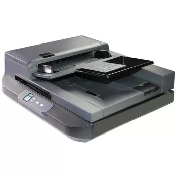Plakanvirsmas un ADF skeneris Avision AD5800 — 1200 x 1200 DPI, A4, 100-lapu ADF, duplekss, LCD, balts