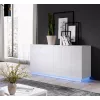 Cama Kumode 2D REJA balts glancēts/balts glancēts