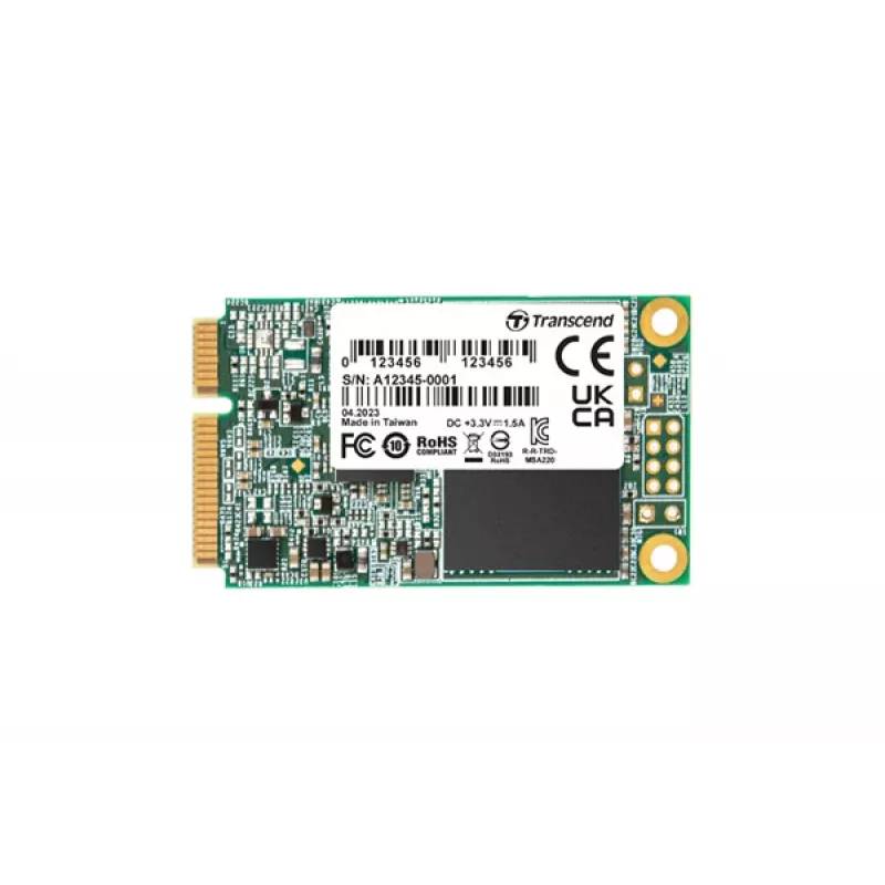 Transcend 64GB mSATA SSD 220S - 3D NAND SATA III cietais disks
