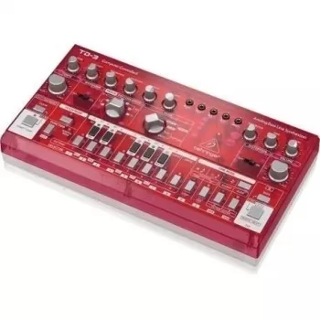 Behringer TD-3-SB Basu līnijas sintezators caurspīdīgi sarkans