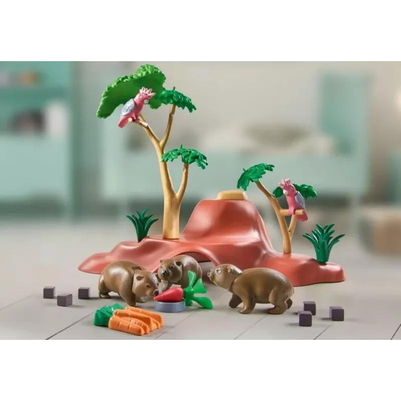 Wiltopia 71625 Vombatu patversmes figūru komplekts