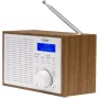 Denver DAB-46 pārnēsājams DAB radiouztvērējs, balts