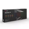 Mehāniskā spēļu tastatūra SAVIO BLACKOUT X2 PEACH — 61 taustiņš 60% QWERTY, RGB LED, hot-swap, USB Type-A/Type-C, atvienojams kabelis
